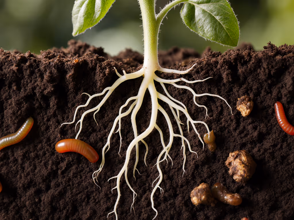 healthy_tomato_plants_with_roots_visibly_penetrating_compost-amended_soil