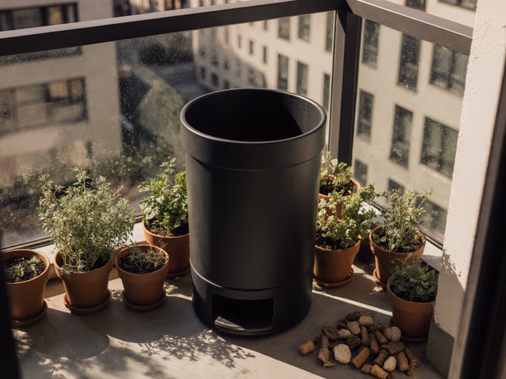 compact_compost_tumbler_on_apartment_balcony