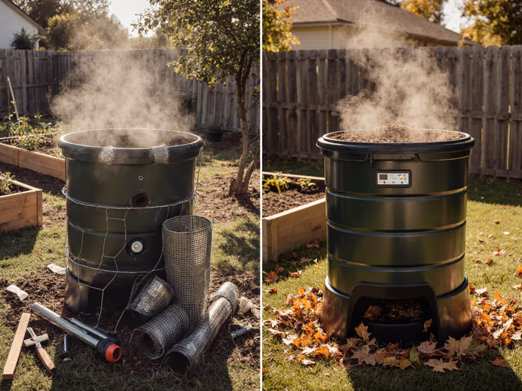 Compost Bin Mods: DIY vs Kit Efficiency Tested
