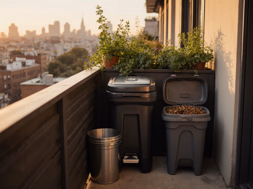 Apartment Compost Solutions: Space-Saving Balcony Bins