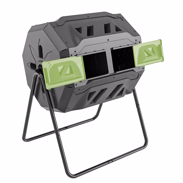 Garden Compost Bin Dual Tumbler